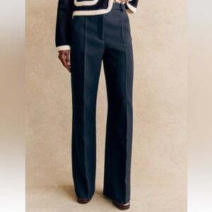 Sezane Matheo Trousers Navy - Size 12